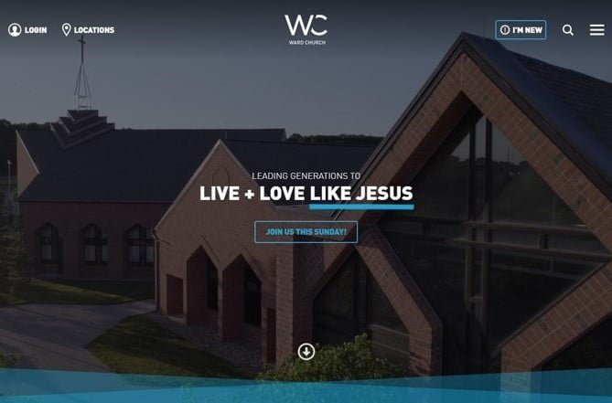 Ward Church Website 01